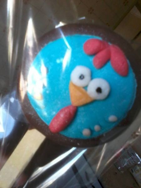 Pirulito de chocolate personalizado