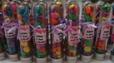 Tubetes 10cm com Confetes